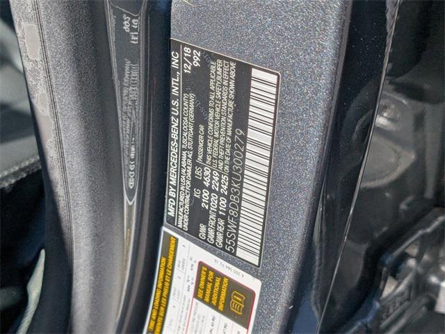 used 2019 Mercedes-Benz C-Class car, priced at $17,200