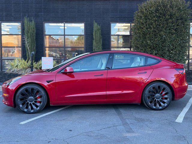 used 2023 Tesla Model 3 car, priced at $26,900