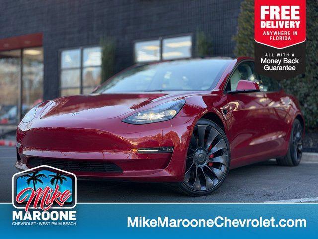 used 2023 Tesla Model 3 car, priced at $26,900