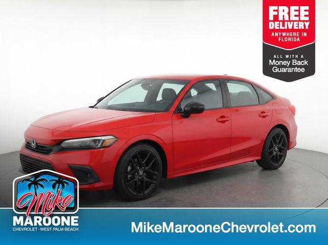 used 2022 Honda Civic car, priced at $17,400