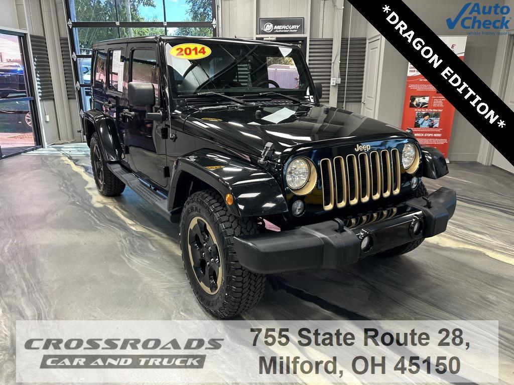 used 2014 Jeep Wrangler Unlimited car, priced at $16,595