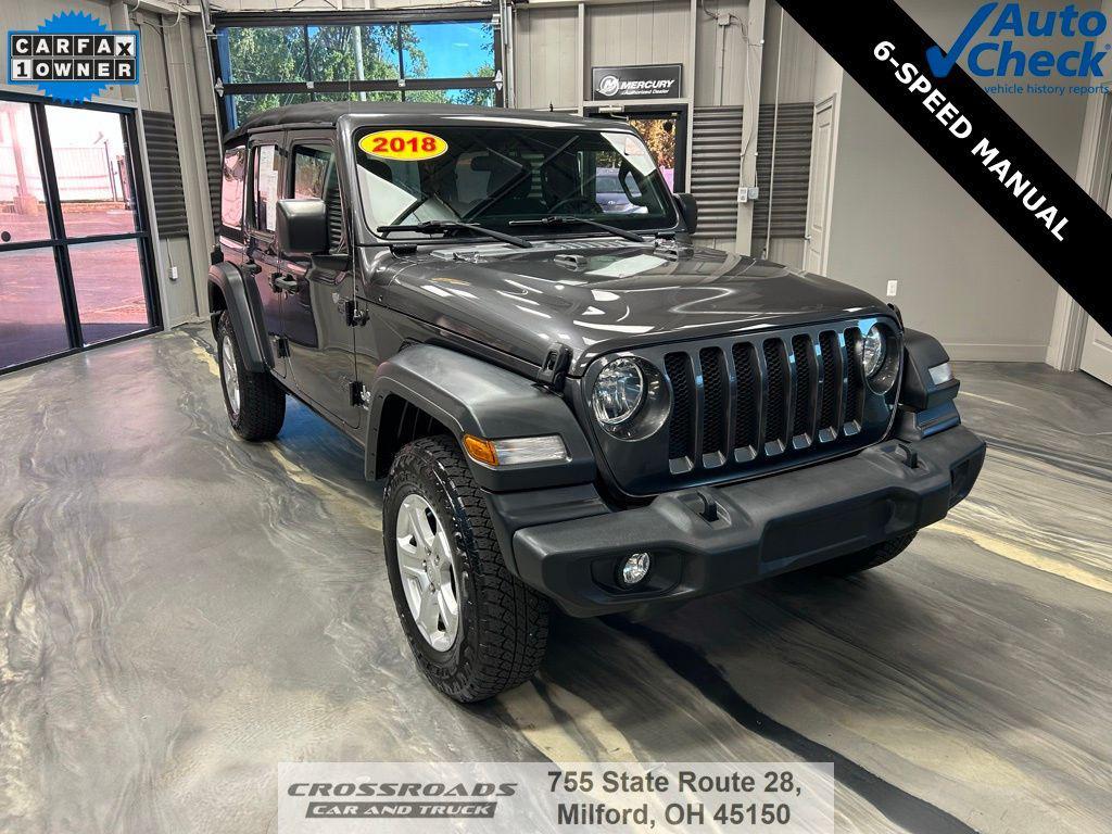 used 2018 Jeep Wrangler Unlimited car, priced at $17,295