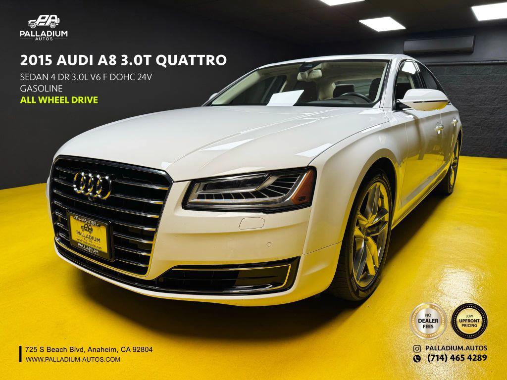 used 2015 Audi A8 car, priced at $15,500