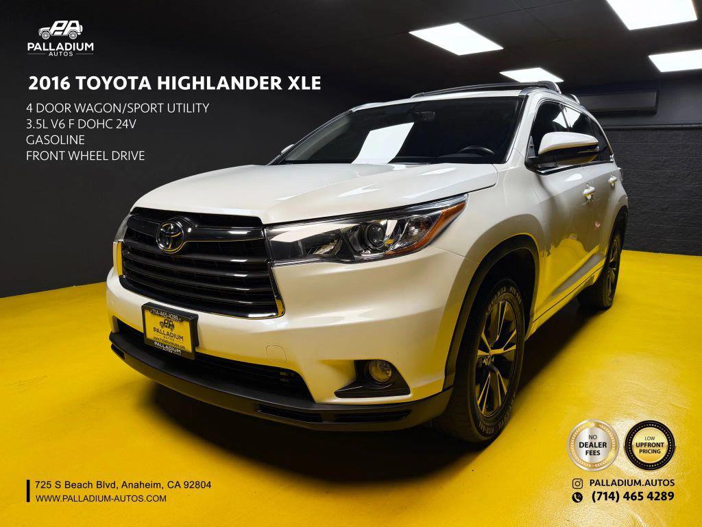 used 2016 Toyota Highlander car, priced at $18,500