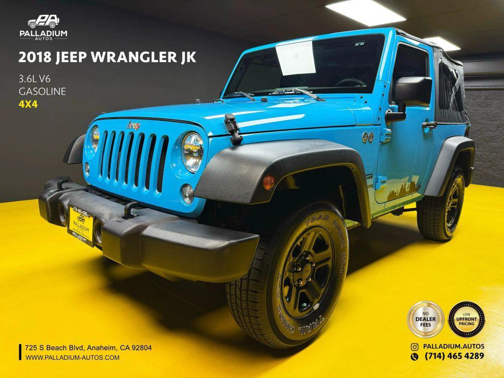 used 2018 Jeep Wrangler JK car, priced at $18,997