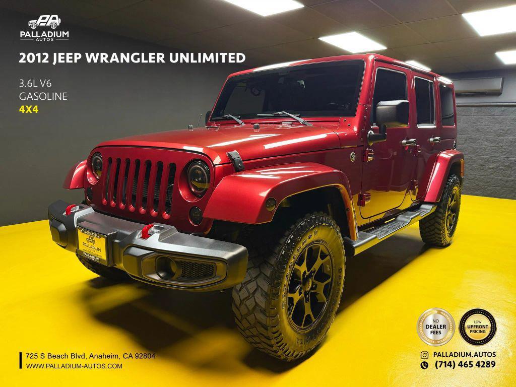 used 2012 Jeep Wrangler Unlimited car, priced at $16,150