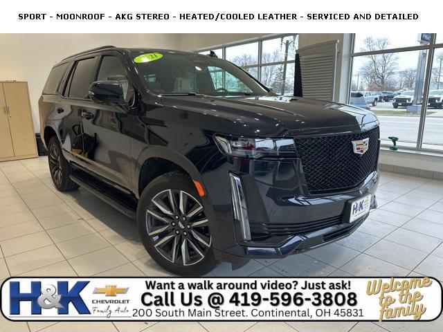 used 2021 Cadillac Escalade car, priced at $59,941