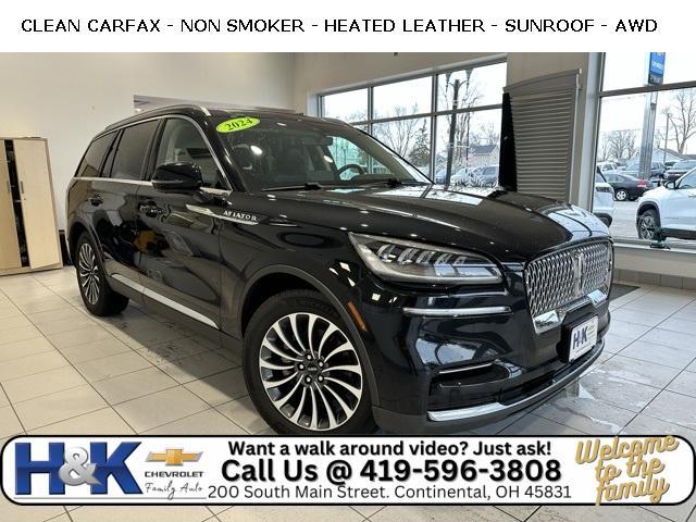 used 2024 Lincoln Aviator car, priced at $50,972