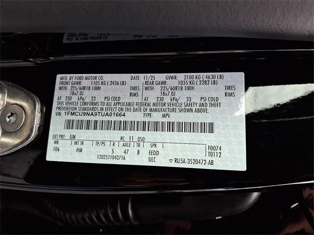 new 2026 Ford Escape car, priced at $39,940