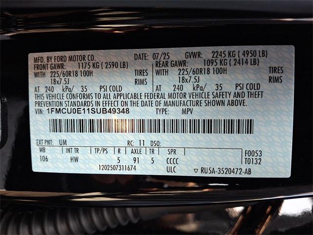 new 2025 Ford Escape PHEV car, priced at $38,371