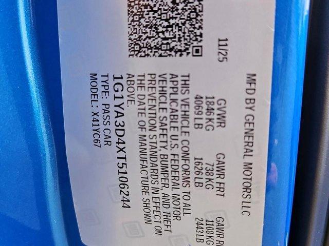 new 2026 Chevrolet Corvette car, priced at $71,490