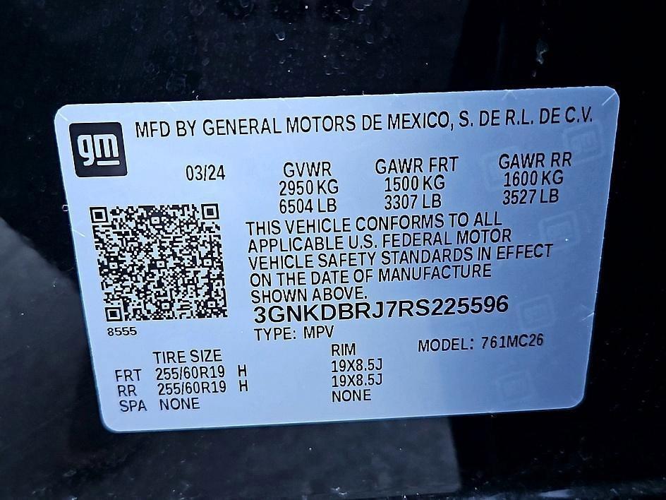 new 2024 Chevrolet Blazer EV car, priced at $33,195