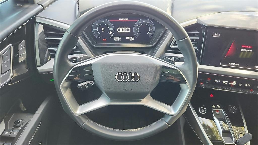 used 2023 Audi Q4 e-tron car, priced at $24,633