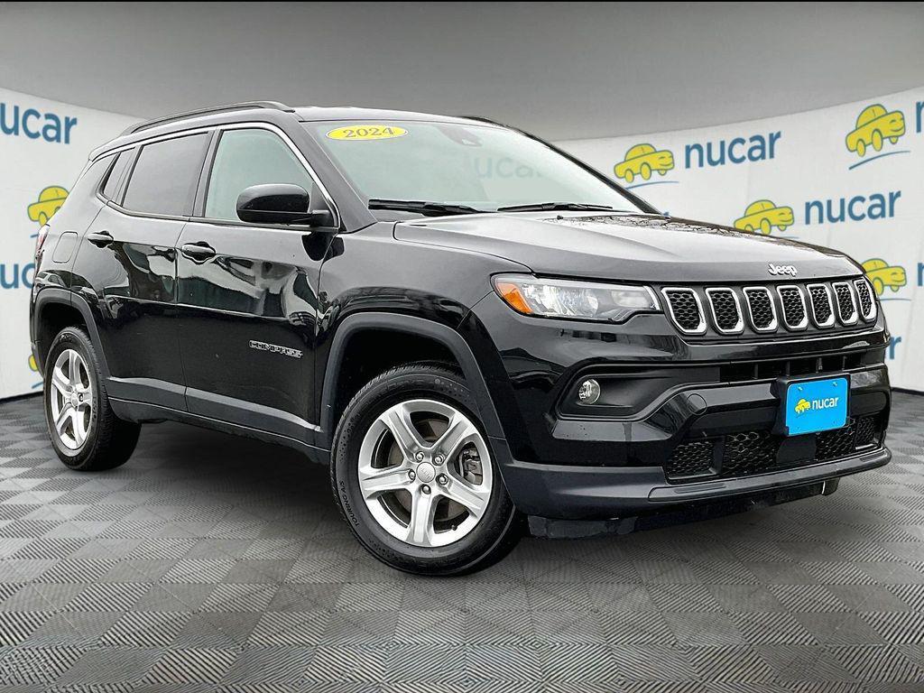 used 2024 Jeep Compass car, priced at $19,500
