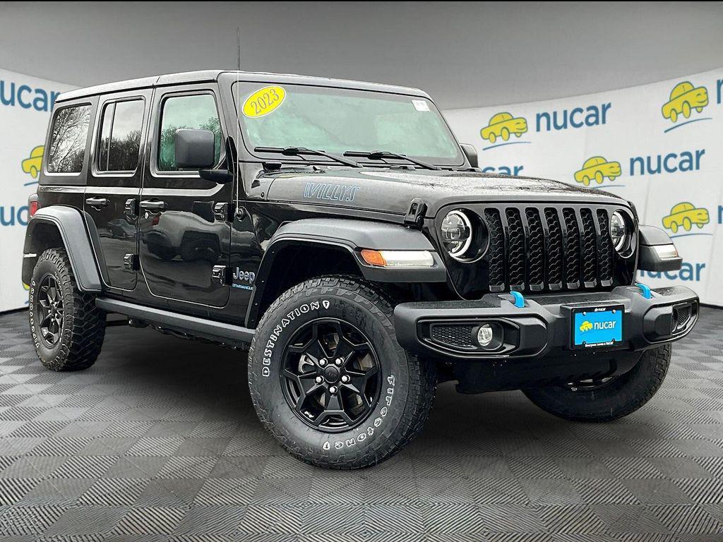 used 2023 Jeep Wrangler 4xe car, priced at $27,954