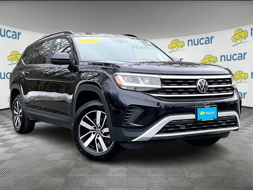 used 2022 Volkswagen Atlas car, priced at $19,491