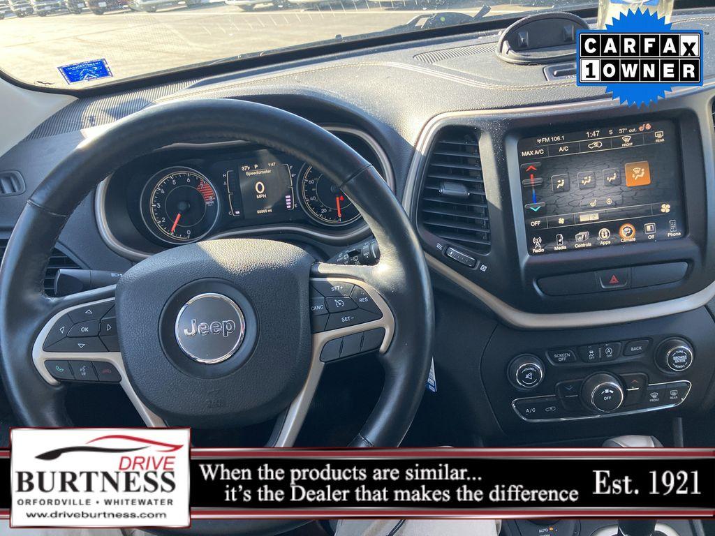 used 2017 Jeep Cherokee car, priced at $14,488