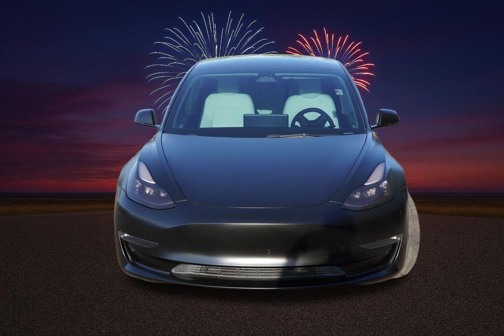 used 2023 Tesla Model 3 car, priced at $33,776