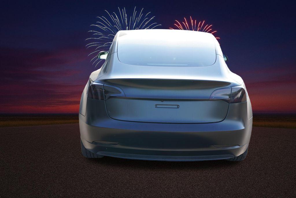 used 2023 Tesla Model 3 car, priced at $33,776