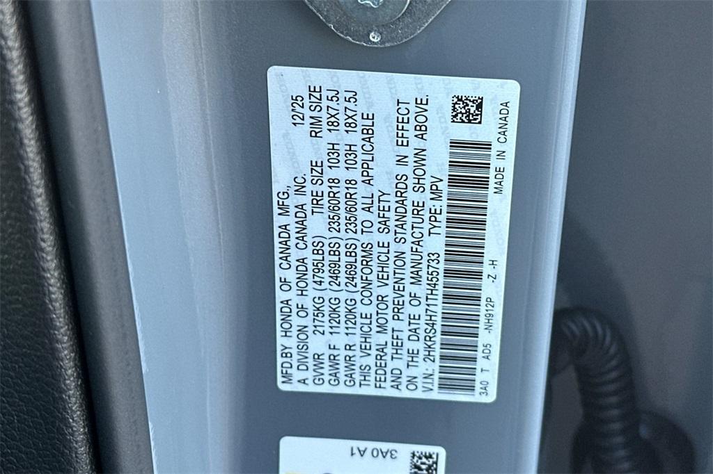 new 2026 Honda CR-V car, priced at $38,805