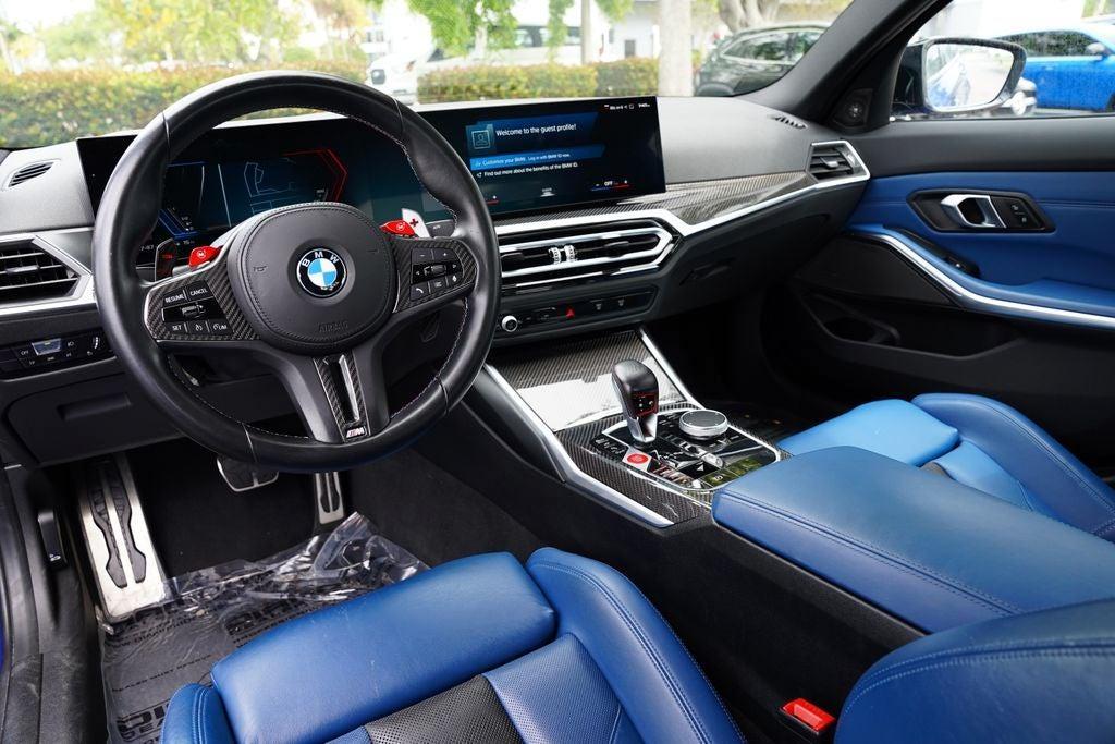 used 2024 BMW M3 car, priced at $87,721