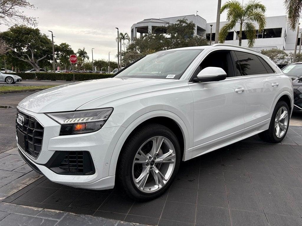 used 2023 Audi Q8 car, priced at $43,895