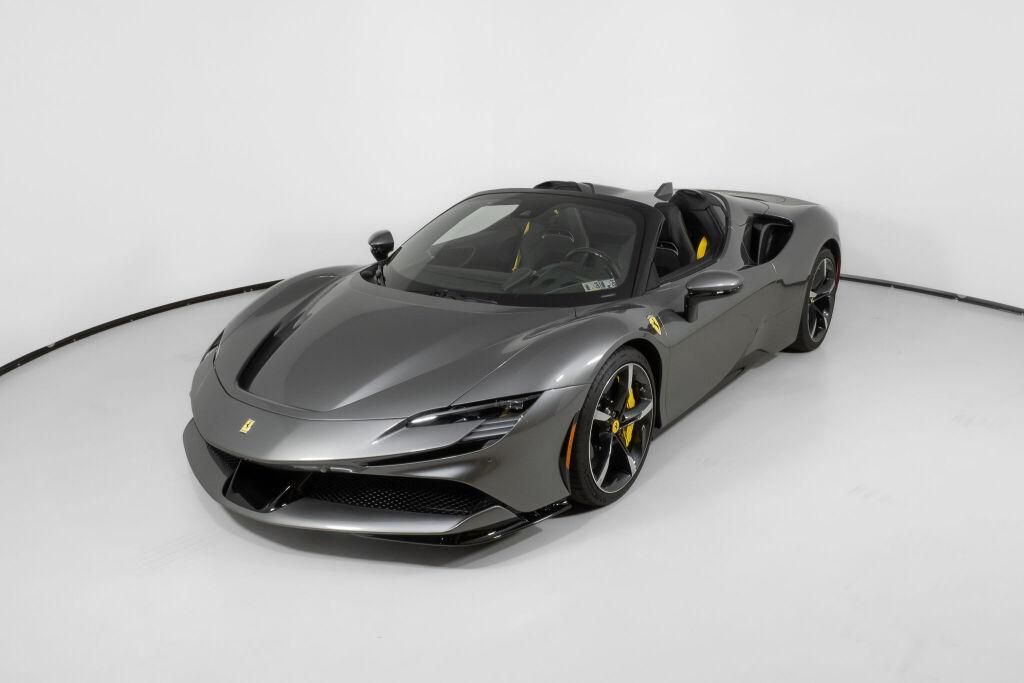 used 2022 Ferrari SF90 Spider car, priced at $589,000