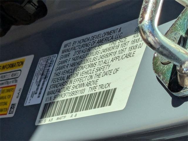 new 2025 Honda Ridgeline car, priced at $49,435