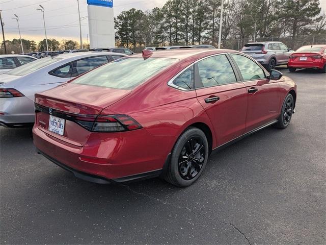new 2025 Honda Accord car, priced at $29,945