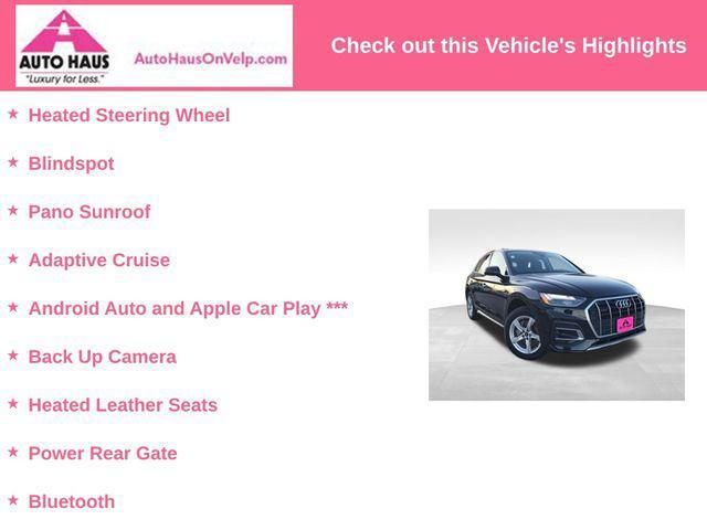 used 2023 Audi Q5 car, priced at $23,500