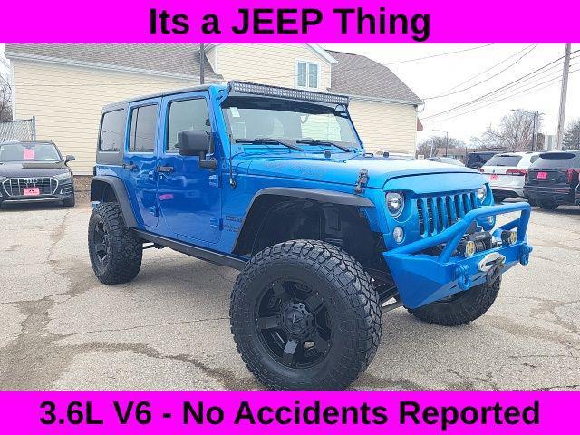 used 2015 Jeep Wrangler Unlimited car, priced at $18,000