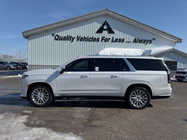 used 2021 Cadillac Escalade ESV car, priced at $48,000