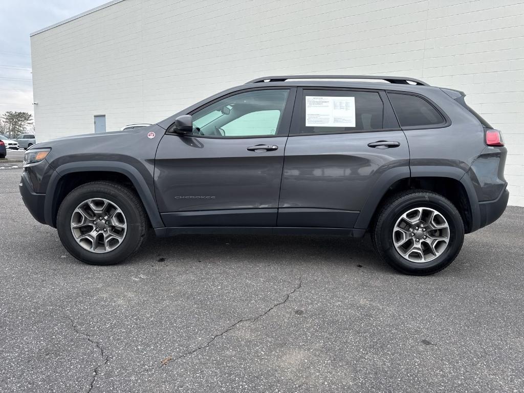 used 2021 Jeep Cherokee car, priced at $17,900
