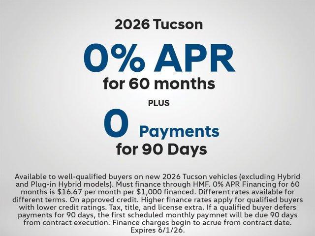 new 2026 Hyundai Tucson car