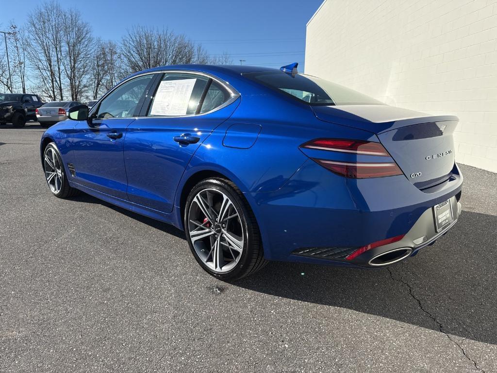 used 2025 Genesis G70 car, priced at $37,900