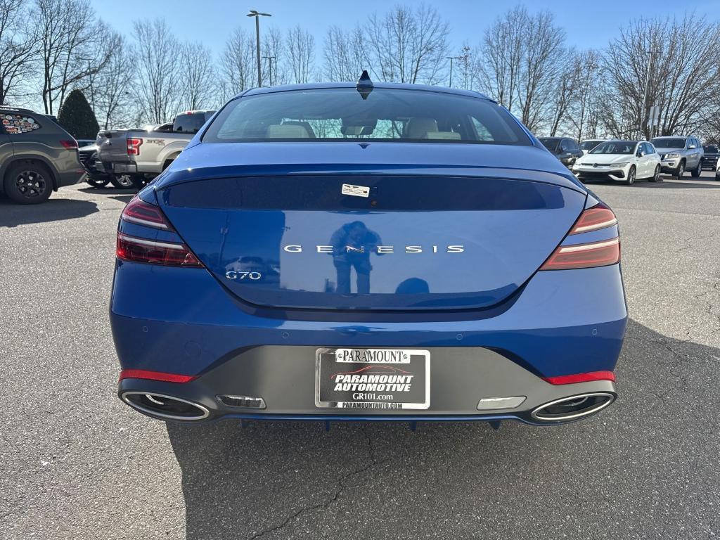 used 2025 Genesis G70 car, priced at $37,900