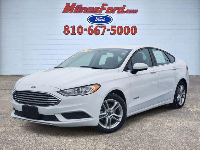 used 2018 Ford Fusion Hybrid car, priced at $16,900