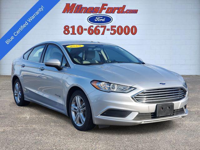 used 2018 Ford Fusion Hybrid car, priced at $16,555