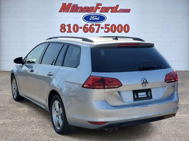 used 2015 Volkswagen Golf SportWagen car, priced at $10,900