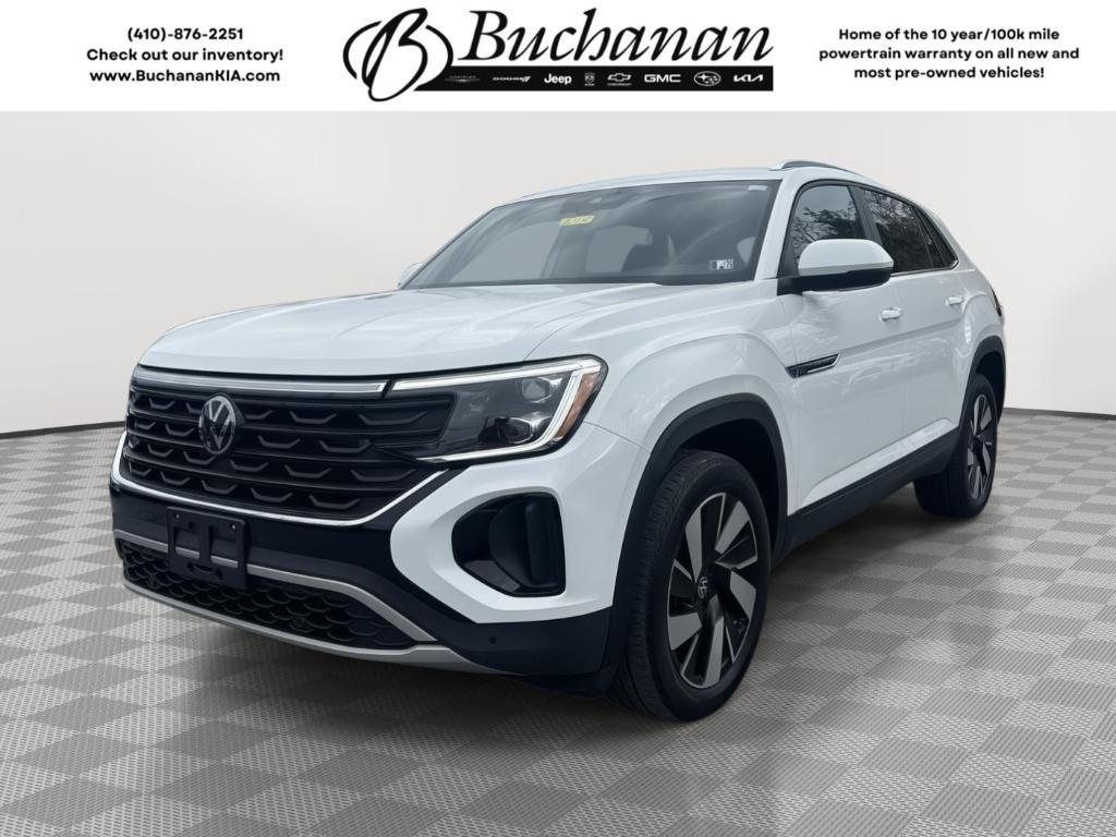 used 2024 Volkswagen Atlas Cross Sport car, priced at $30,000