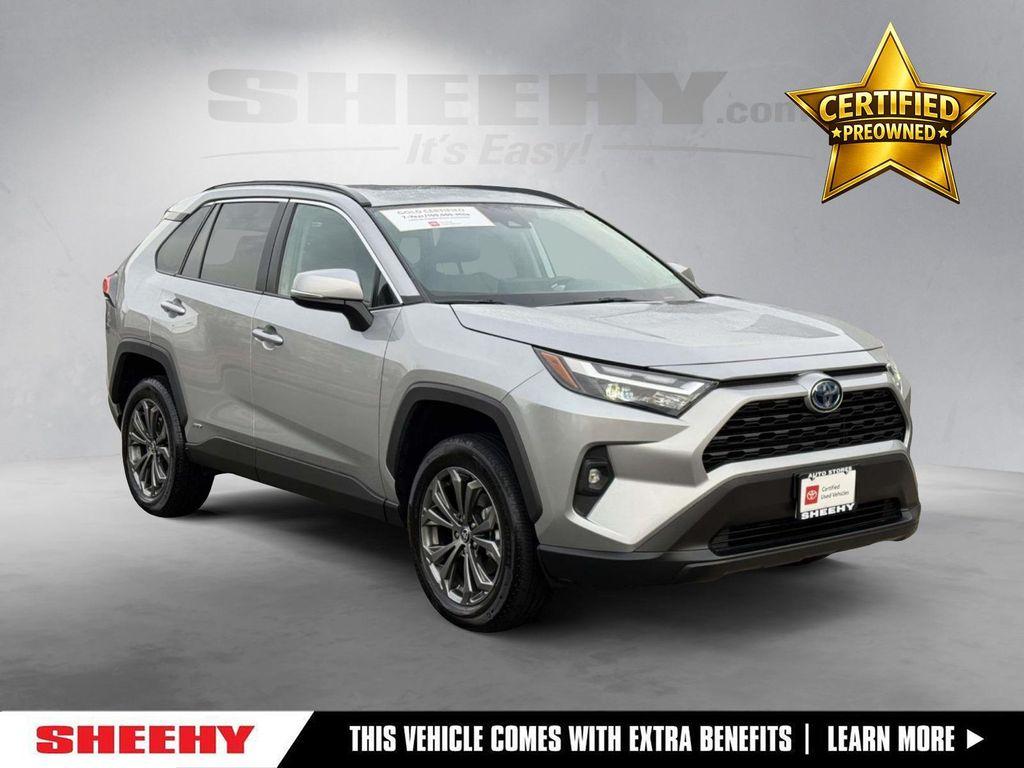 used 2022 Toyota RAV4 Hybrid car, priced at $33,700