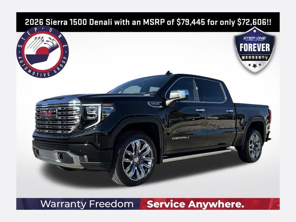 new 2026 GMC Sierra 1500 car, priced at $72,606