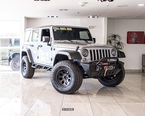 used 2017 Jeep Wrangler Unlimited car, priced at $20,998