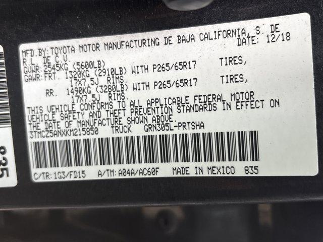 used 2019 Toyota Tacoma car, priced at $25,000