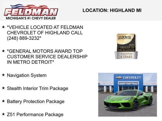 new 2026 Chevrolet Corvette car, priced at $84,517