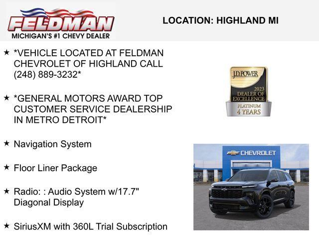 new 2026 Chevrolet Traverse car, priced at $50,796