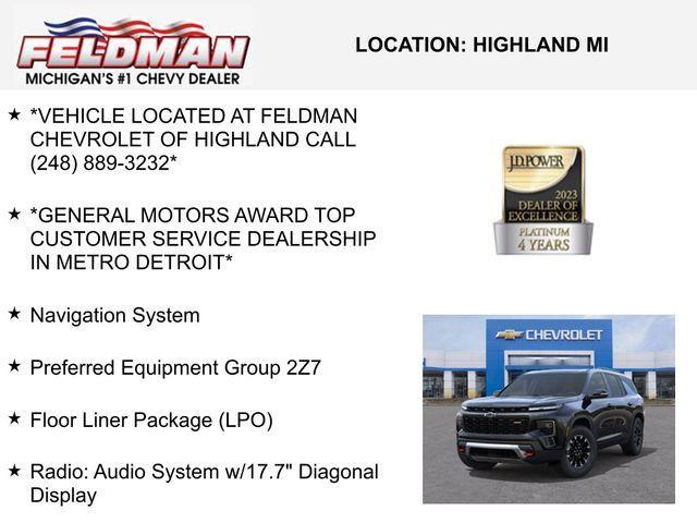 new 2026 Chevrolet Traverse car, priced at $43,103