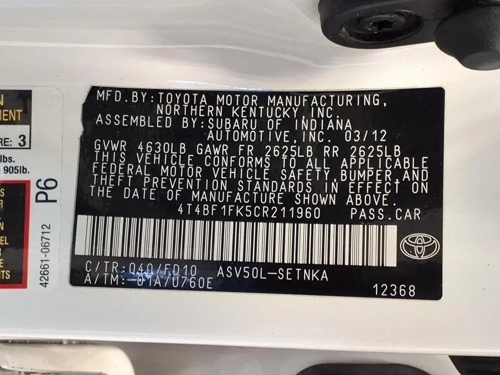 used 2012 Toyota Camry car, priced at $8,995