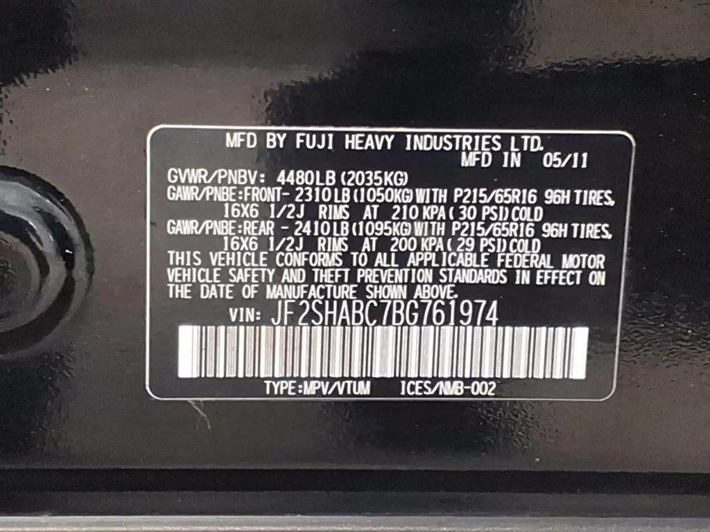 used 2011 Subaru Forester car, priced at $7,994