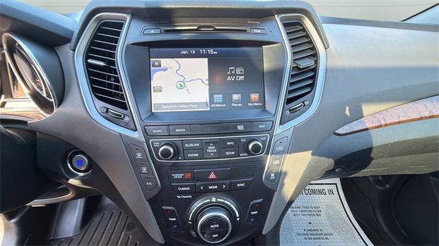 used 2017 Hyundai Santa Fe car, priced at $14,999